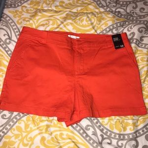 NWT Orange New York and Company Midi shorts!